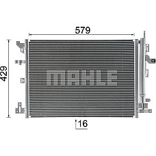 Condensator, climatizare VOLVO XC90 I (275), Crossover, 06.2002 - 01.2015 MAHLE AC 635 000S
