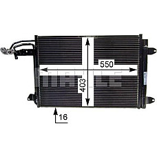 Condensator, climatizare VW GOLF IV (1J1), Hatchback, 08.1997 - 12.2007 MAHLE AC 324 000P