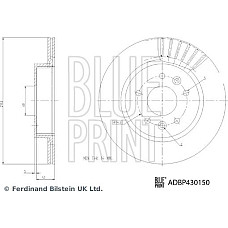 Disc frana Blue Print ADBP430150