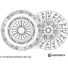 Set ambreiaj Kit ambreiaj 259mm se potriveste. CITROEN JUMPER II FIAT DUCATO PEUGEOT BOXER 2.0D-3.0D 04.06- FIAT DUCATO (250_, 290_), Van, 07.2006 - Blue Print ADBP300074