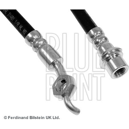 Furtun frana Furtun-conducta de frana flexibil Spate Stanga lungime 635mm-304mm M10x1 se potriveste. TOYOTA YARIS 1.0-1.3-1.4D 0 TOYOTA YARIS I (_P1_), Hatchback, 01.1999 - 12.2005 Blue Print ADT353281