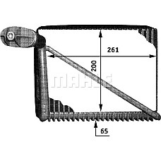 Vaporizator aer conditionat VW PASSAT (3B3), Sedan, 10.2000 - 12.2005 MAHLE AE 48 000P