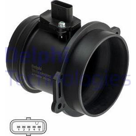 Debitmetru AUDI A5 (8T3), Compartiment, 06.2007 - 01.2017 Delphi AF10406-12B1