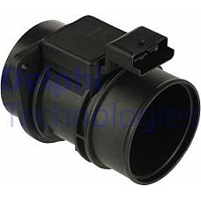 Senzor flux aer Air flowmeter 6 pin module VOLVO V40 MITSUBISHI SPACE STAR NISSAN PRIMASTAR OPEL MOVANO A VIVARO A RENAULT RENAULT MEGANE II (KM0/2_), Hatchback Van, 08.2003 - 07.2009 Delphi AF10189-12B1