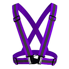 Ham bretele reflectorizante, culoare Violet