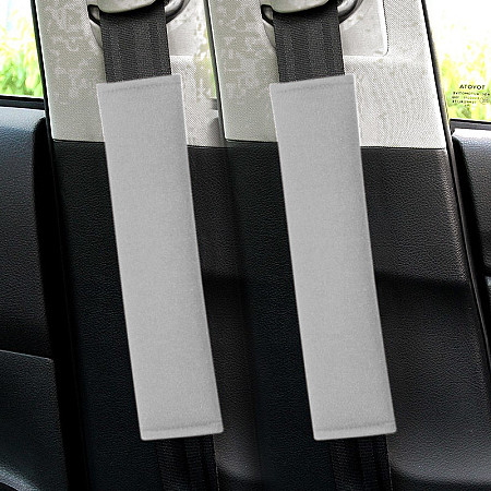 Set 2 perne de protectie pentru centura, culoare Gri Deschis