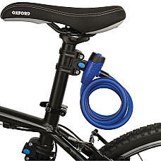 Protectie impotriva furtului Cable with fastener OXFORD 12 colour blue 18m x LK247