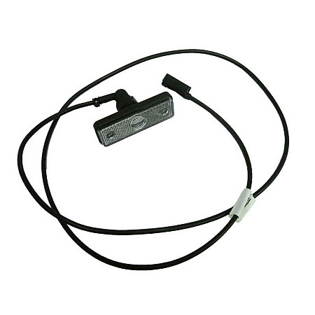 Lampa gabarit Outline marker lights L/R FLATPOINT I white LED height 31mm width 96mm embossed hose length 1500 no hanger 24V FLATPOINT I ASPOCK A31-6604-097