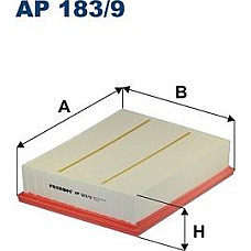 Filtru aer AUDI A1 SEAT IBIZA IV SC TOLEDO IV SKODA RAPID VW POLO V 1.6D-1.8 11.14- SKODA RAPID (NH3), Hatchback, 07.2012 - 12.2019 Filtron AP 183/9