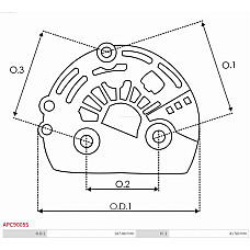 Capac protector, alternator AS-PL APC9005S