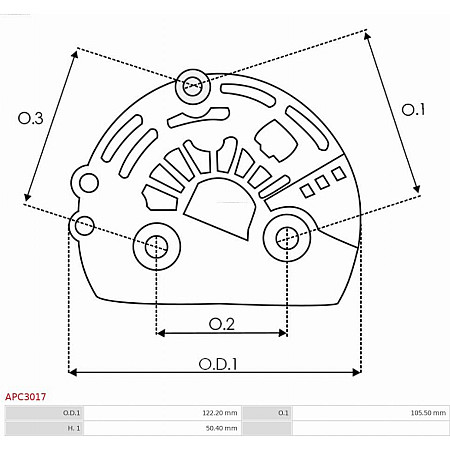 Capac protector, alternator AS-PL APC3017