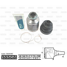 cap planetara MAZDA 6 Hatchback (GG) PASCAL G83015PC