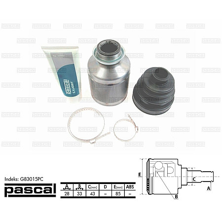 cap planetara MAZDA 6 Hatchback (GG) PASCAL G83015PC