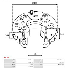 Punte diode AS-PL ARC0093