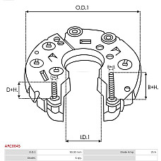 Punte diode AS-PL ARC0045
