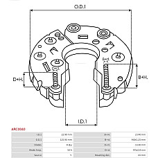Punte diode AS-PL ARC0040