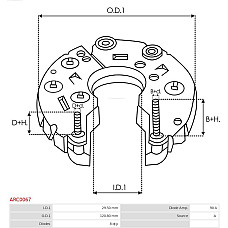 Punte diode AS-PL ARC0067