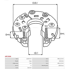 Punte diode AS-PL ARC0086