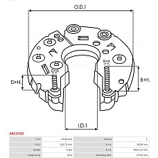 Punte diode AS-PL ARC0030