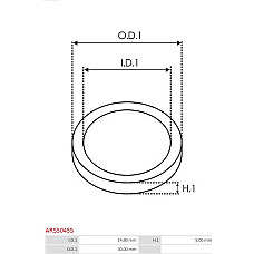 Chit reparatie, alternator AS-PL ARS5045S