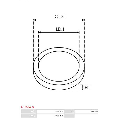 Chit reparatie, alternator AS-PL ARS5045S