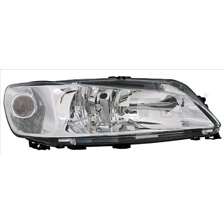 Far Lampa frontala Dreapta H7/H7 electric fara motoras culoare insert: cromat PEUGEOT 306 306/HATCHBACK 306/KOMBI TYC TYC 20-6181-05-2