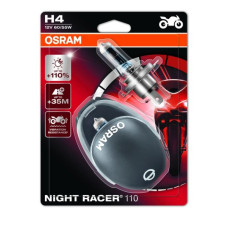 Bec, far faza lunga Bec ambalaj blister 2buc H4 12V 60/55W P43T pina la 110% luminozitate mai mare pina la 20% lumina mai alba pina la 40 de metri mai lunga a conului Night Racer 110% BUELL CYCLONE 200 OSRAM OSR64193 NR1-02B