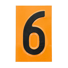 "Semn de avertizare Warning/information boardWarning/information board 1pcs ADR ""6 warning board number" CARGOPARTS CARGO-T055