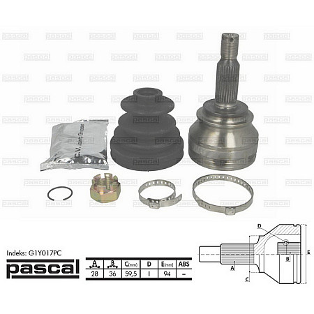 cap planetara DODGE CALIBER PASCAL G1Y017PC