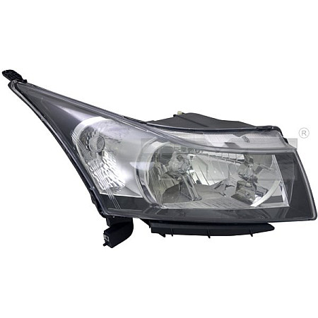 Far Lampa frontala Dreapta H4 electric cu motor culoare insert: negru/cromat CHEVROLET CRUZE TYC TYC 20-12939-05-2