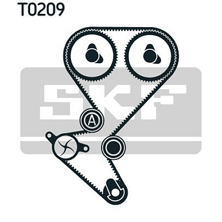 Set curea de distributie CITROEN C3 I FC Producator SKF VKMA 03258