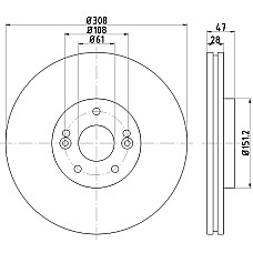 Disc frana RENAULT LAGUNA II BG0/1 Producator TEXTAR 92157700