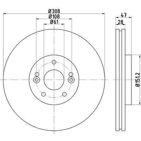 Disc frana RENAULT LAGUNA II Grandtour KG0/1 Producator TEXTAR 92157700