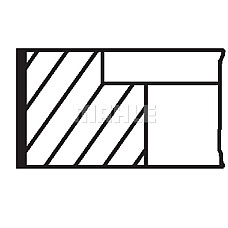 Set segmenti piston VW TRANSPORTER IV nadwozie pene 70XA Producator MAHLE ORIGINAL 030 48 N1