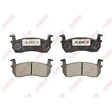set placute frana disc NISSAN MICRA I K10 Producator ABE C11003ABE