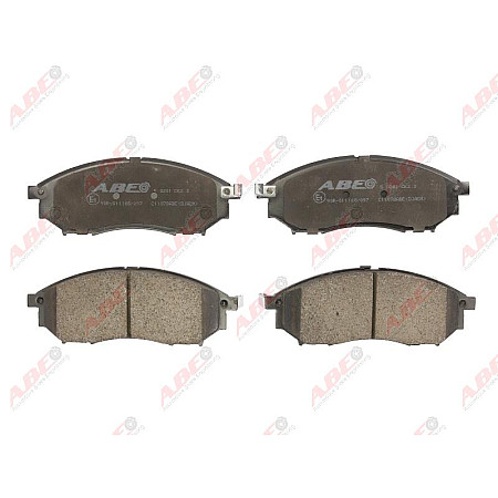 set placute frana disc NISSAN NAVARA D40 Producator ABE C11078ABE