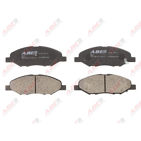 set placute frana disc NISSAN CUBE Z11 Producator ABE C11080ABE