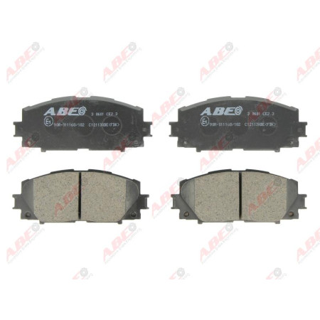 set placute frana disc TOYOTA YARIS NHP13 NSP13 NCP13 KSP13 NLP13 Producator ABE C12113ABE