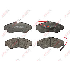 set placute frana disc PEUGEOT BOXER platforma / podwozie ZCT Producator ABE C1F030ABE