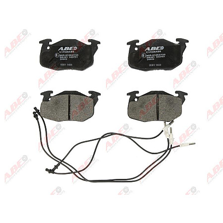 set placute frana disc RENAULT CLIO II nadwozie pene SB0/1/2 Producator ABE C1P006ABE