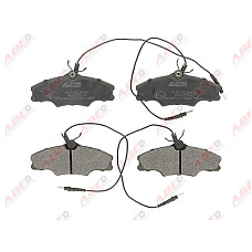 set placute frana disc PEUGEOT 406 8B Producator ABE C1P023ABE