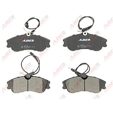 set placute frana disc PEUGEOT 306 7B N3 N5 Producator ABE C1P025ABE
