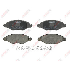 set placute frana disc PEUGEOT 206 hatchback 2A/C Producator ABE C1P034ABE