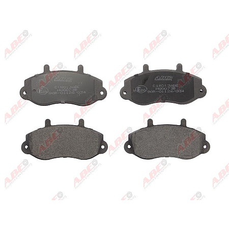 set placute frana disc RENAULT MASTER II platforma / podwozie ED/HD/UD Producator ABE C1R013ABE