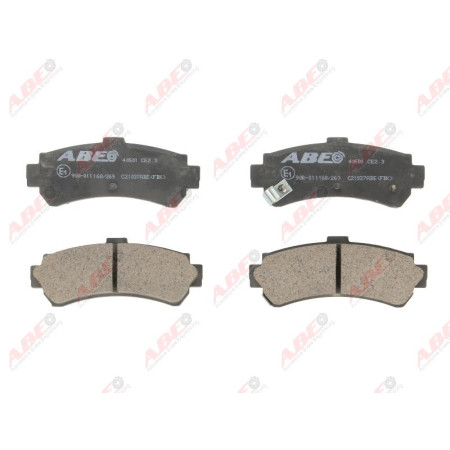 set placute frana disc NISSAN ALMERA I Hatchback N15 Producator ABE C21037ABE