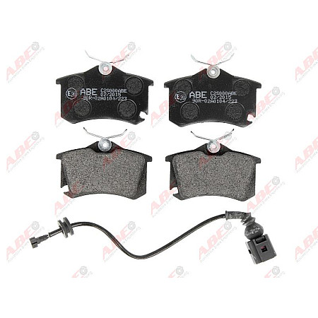 set placute frana disc VW CADDY III kombi 2KB 2KJ 2CB 2CJ Producator ABE C2S000ABE