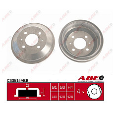 Tambur frana HYUNDAI ACCENT I X-3 Producator ABE C60515ABE