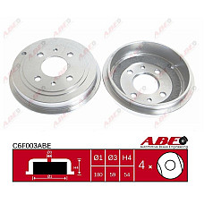 Tambur frana LANCIA DELTA II 836 Producator ABE C6F003ABE