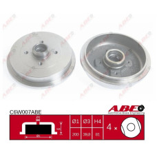 Tambur frana VW LUPO 6X1 6E1 Producator ABE C6W007ABE