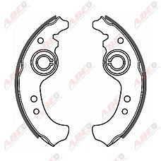 Set saboti frana FIAT PUNTO Van 176L Producator ABE C0F001ABE